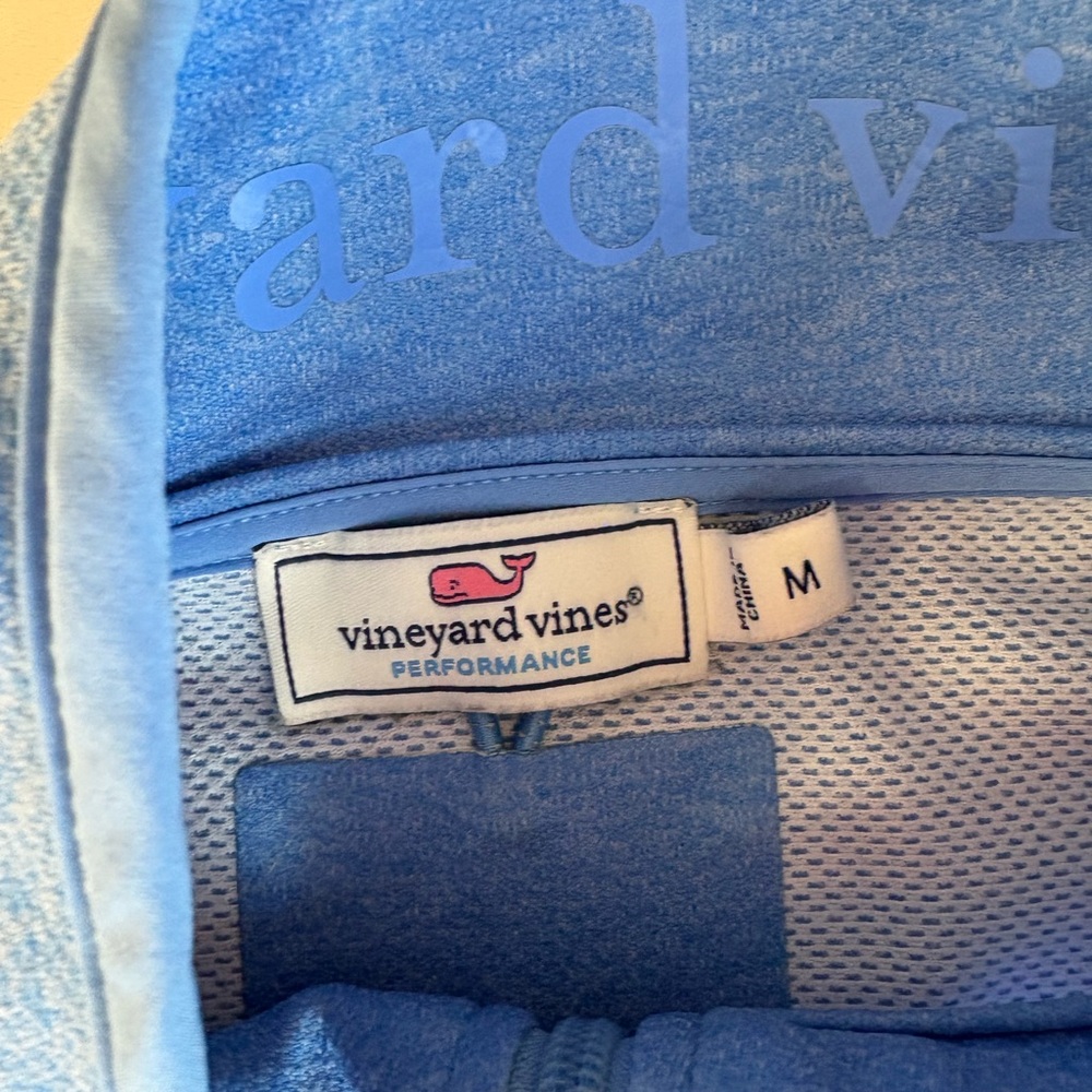 Vineyard Vines Women’s Performance Long Sleeve 1/4 Zip Pullover Shirt Size M - Picture 7 of 8